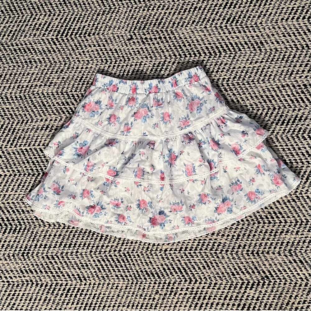 Floral impeccable pig mini skirt